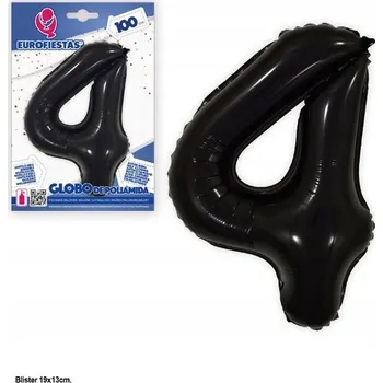 Balónek Ouda Party - 100cm černý fóliový balónek s číslem