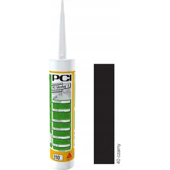 stavební silikon PCI SILCOFUG E 40 ČERNÝ SANITÁRNÍ SILIKON 310 ML.