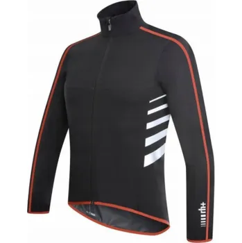Cyklistická bunda RH+ Cyklistická bunda ZeroAirX černo-červená - M