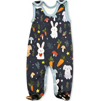 Kojenecký overall OVERAL na spaní ROZEPÍNACÍ 80 Pyžamo kojenecké OVERAL LESNÍ ZVÍŘÁTKA
