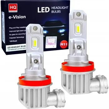 Autožárovka ŽÁROVKY H11 LED H8 H9 H16 HQ Automotive RETROFIT CANBUS 12/24V BÍLÁ 6000K