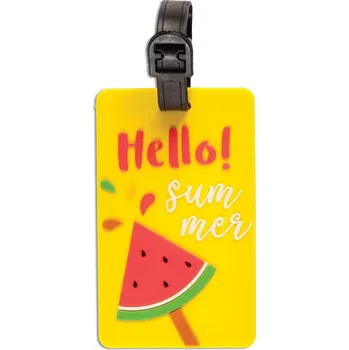 Příslušenství k zavazadlu Jmenovka WORLDPACK na zavadlo Yellow