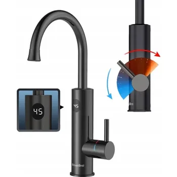 Průtokový ohřívač Průtokový ohřívač vody elektrický 3200W černý matný