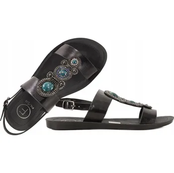 Dámské sandále FILIPPO DS6882 DÁMSKÉ SANDÁLY PLOCHÉ černé 39 Černá