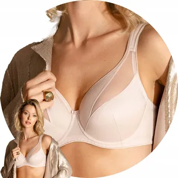 Dámské spodní prádlo Podprsenka s měkkými košíčky béžová velikost 75G