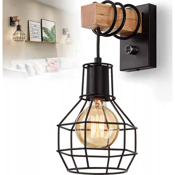 Nástěnné svítidlo Nástěnné svítidlo Vox černé kovové E27 60 W nastavitelné