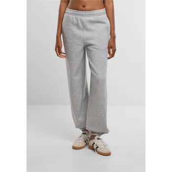 Ladies Fluffy Sweatpants - heathergrey S