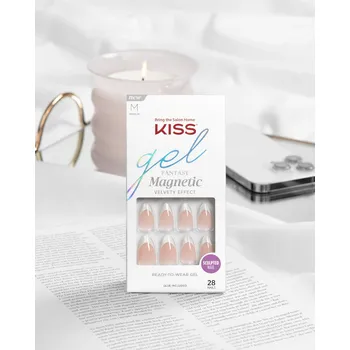 Umělé nehty KISS Umělé nehty gelové - North Coast (velikost M) 1 balení (28 ks)