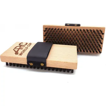 ARC 2.0 hard stainless steel - Straight wire - Black nylon containment loop, Rectangular World Cup Brush