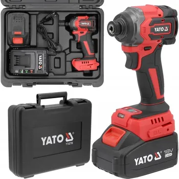 Aku rázový utahovák 230 Nm, 4 Ah, SADA YATO YT-82798