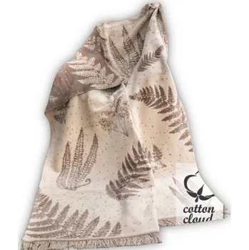 Prostěradlo Deka Unia bavlna 150 cm x 200 cm béžová