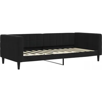 Pohovka Rozkládací pohovka, černá, 223 x 100 x 68 cm