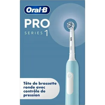 Elektrický zubní kartáček Elektrický kartáček Oral-B Pro Caribbean Blue Series 1, 3D