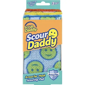 Houbička Ostrý drátěný drátěnka Scrub Daddy 3 ks