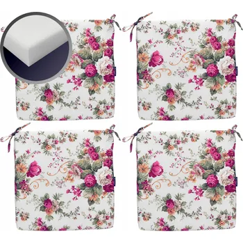 Podsedák SADA POLŠTÁŘŮ NA ŽIDLE 40x40 s vázáním