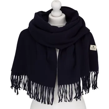 Šála CEDAR Modrá teplá dlouhá zimní šála 180x70 cm