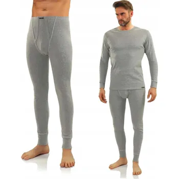 Pánské termo spodky TEPLÉ PÁNSKÉ BAVLNĚNÉ SPODKY ZÚŽENÉ IDEÁLNÍ NA ZIMU Sesto Senso *M