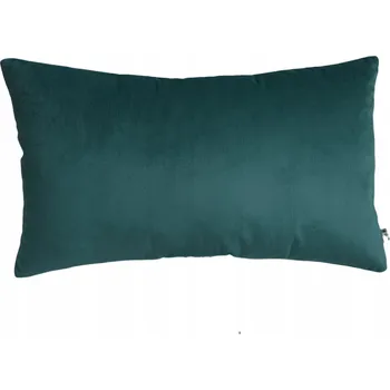 Povlak na polštářek DEKORAČNÍ povlak na polštář velur velvet mořská tyrkysová modrá 50x70 cm