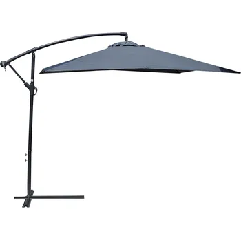 Zahradní skládací slunečník SOLASI 250x250 cm, grafitový