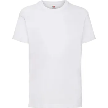 FRUIT OF THE LOOM KIDS VALUEWEIGHT T / Dětské tričko s krátkým rukávem - bílá 92