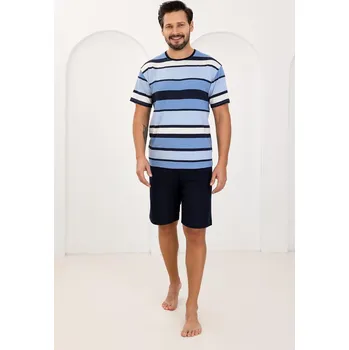 Pánské pyžamo Pyžamo Regina 501 cr/r M-XL W26 pánské hnědá M