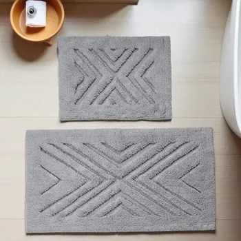 Koberec Sada koupelnových koberečků BOSTON 15 šedá