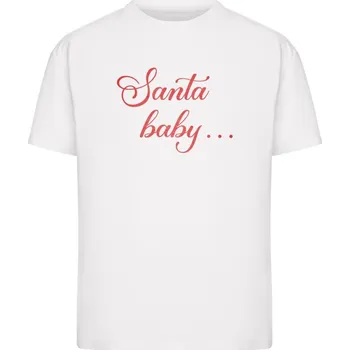 Pánské tričko Santa Baby Tee - white 3XL