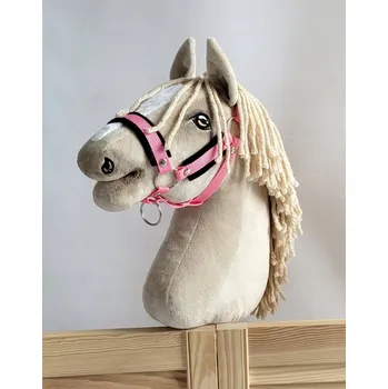 Hobby horsing Nastavitelná ohlávka pro koně Hobby Horse A3 růžová