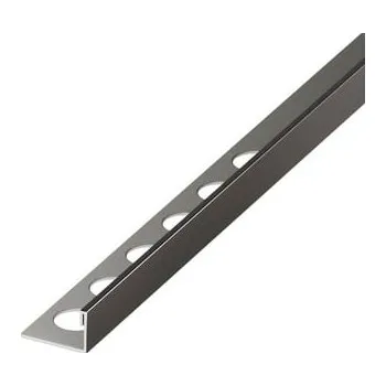ukončovací lišta Lišta ukončovací "L" Eviso nerez kartáčovaný, nerez délka 270 cm, výška hrany 10,5 mm, FILGU0201