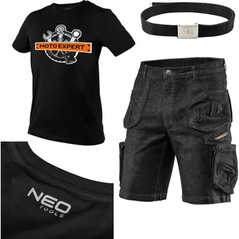 Pracovní obuv Pracovní kraťasy NEO TOOLS DENIM vel. XL