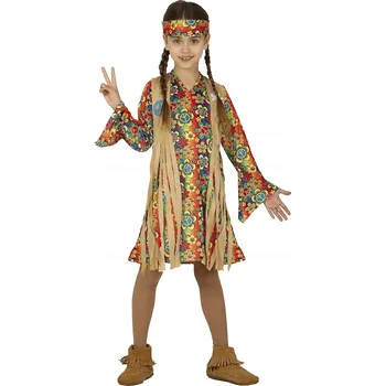 Karnevalový kostým MALÝ HIPPIE OBLEČEK HIPPIE DĚTSKÝ KOSTÝM 116