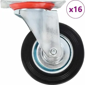 zvedák vidaXL 16 ks otočná kolečka 100 mm [277958]