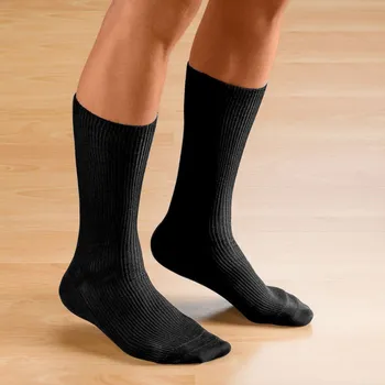 Dámské ponožky Sada 2 párů ponožek pro citlivá chodidla černá 39-41