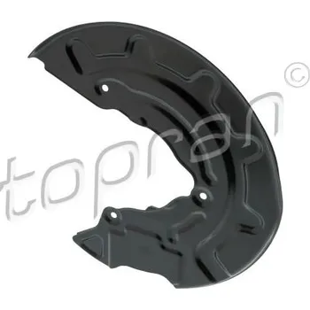 Brzdový kotouč Ochranný plech proti rozstřikování, brzdový kotouč TOPRAN 120 091
