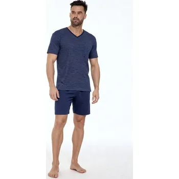 Pánské pyžamo Pyžamo Cornette Various 330/50 kr/r 3XL-5XL pánské tmavě modrá 5XL