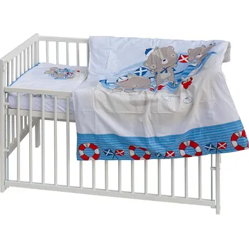 Dětská postýlka Scarlett Dětská postýlka s kompletní výbavou120 x 60 cm Raty