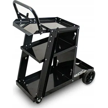 Svářečský Vozík Dílenský Mobilní Redsteel 3 POLICE S MÍSTEM PRO LAHEV