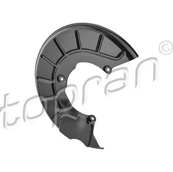 Brzdový systém Ochranný plech proti rozstřikování, brzdový kotouč TOPRAN 116 066