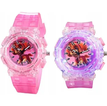 Hodinky Dětské hodinky Tlapková patrola pro holčičku SKYE, svítící LED