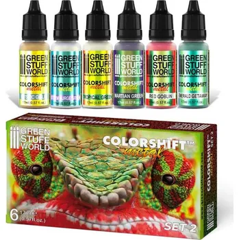 Speciální výtvarná barva Green Stuff World Colorshift Chameleon Acrylic Paint Set 2 (Green Stuff World)