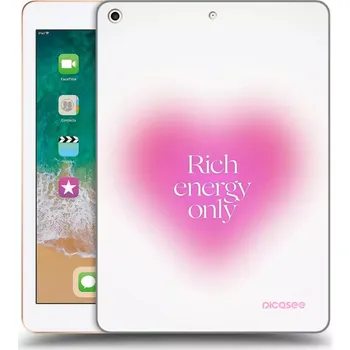 Pouzdro na mobilní telefon Picasee silikonový průhledný obal pro Apple iPad 9.7" 2018 (6. gen) - Rich Energy