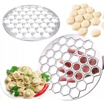 Obraz Forma na pirohy 3 cm / Na uška / 37 pirohů / Odolná / KOVOVÁ