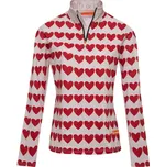 GARETH & LUCAS Dámská lyžařská mikina Forty-Seven GARETH & LUCAS XS BÉŽOVÁ|ČERVENÁ