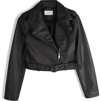 Dámská větrovka GATE Koženková bunda s vypraným efektem 40 625-0204/89