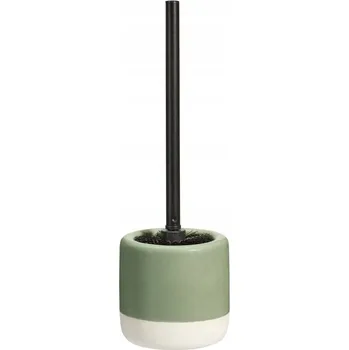 WC ŠTĚTKA S KERAMICKÝM DRŽÁKEM ZELENÁ Ø 11,6 X 38 CM