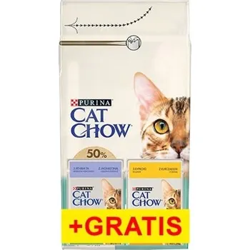 Krmivo pro kočku Krmivo pro kočky Cat chow + 2 sáčky