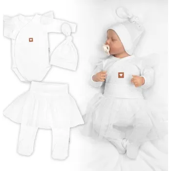 Kojenecká souprava Rostoucí souprava 3D Lux, Sweet Angel - bílá, 62/68