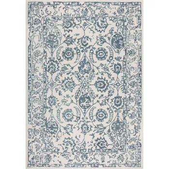 Koberec Kusový koberec Wool Loop Yasmin Ivory/Blue 120x170 cm
