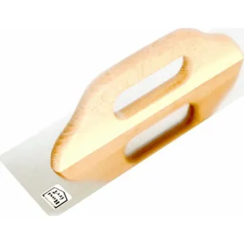 Zednická lžíce EPM Hladká zednická lžíce z nerezové oceli s dřevěnou rukojetí 780x130mm (E-323-6780)