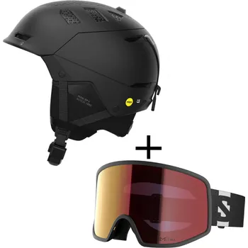 Lyžařská helma SALOMON Husk Prime Mips + fotochromatické brýle SALOMON Sentry Pro OTG Sigma Photo